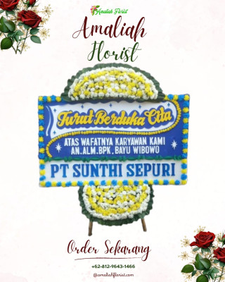 Papan Bunga Duka di Patianrowo